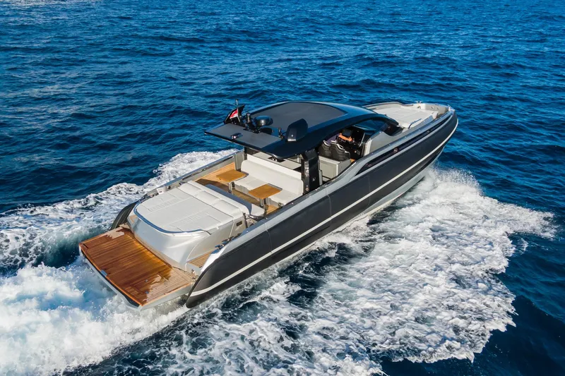 Ciao L Yacht Photos Pics SACS Rebel 55 yacht cruising on open sea, 2022 model, sleek design.