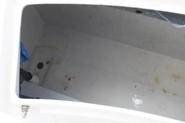 Jobsite Yacht Photos Pics Empty storage compartment on 2006 Alliaura Marine Privilege 435 EZC catamaran.