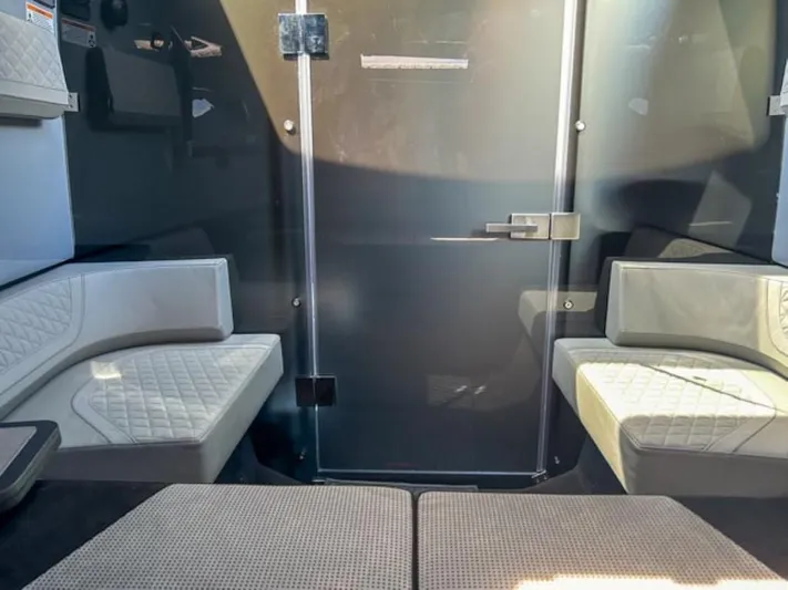  Yacht Photos Pics Interior of 2024 BRABUS Shadow 1000XC, featuring luxurious seating and modern design.