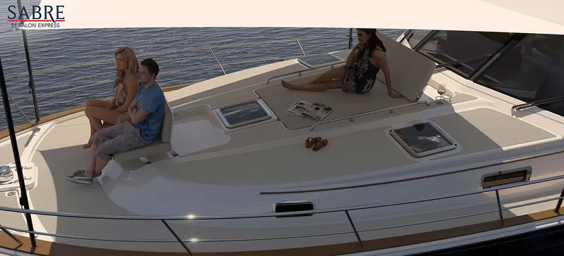  Yacht Photos Pics S51SE Foredeck