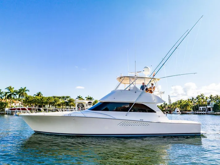Heyca I Yacht Photos Pics Viking 52 - Heyca I - Port side profile on water