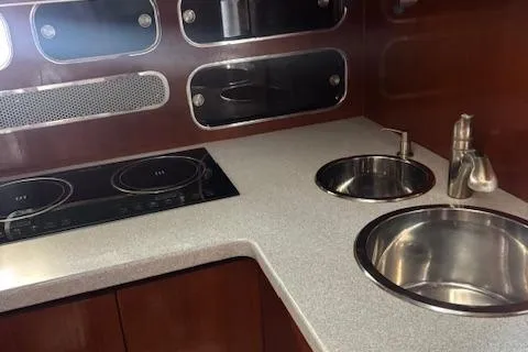 Group Therapy Yacht Photos Pics Galley w/SS Sinks