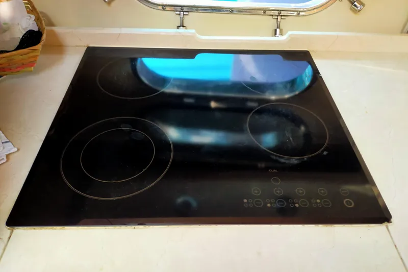  Yacht Photos Pics Stovetop on 2009 Sunseeker Predator 64 yacht kitchen counter.