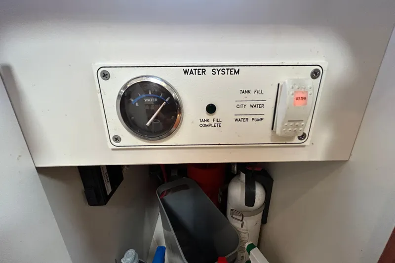 Wattever Yacht Photos Pics Water system control panel on 2008 Formula 34 Performance Cruiser boat.