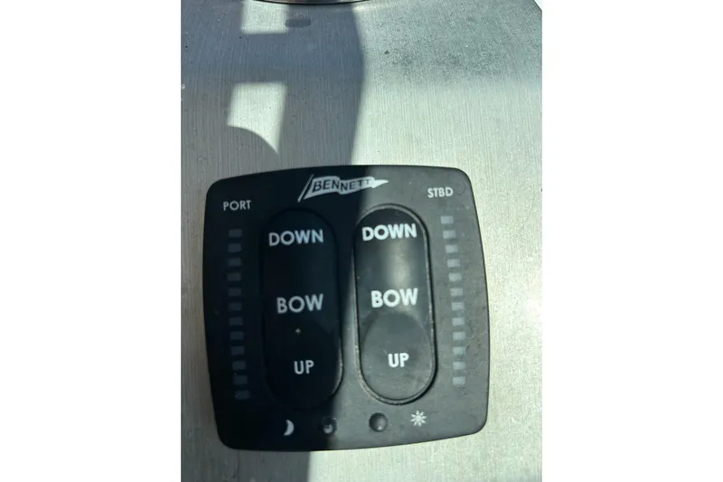 Wattever Yacht Photos Pics Bennett trim tab control panel on 2008 Formula 34 Performance Cruiser.