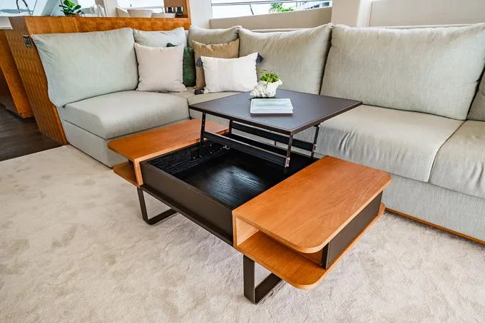 Indigo Yacht Photos Pics Arctic Storage Coffee Table