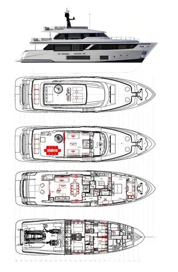  Yacht Photos Pics CUSTOM LINE NAVETTA 30