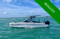 2022 Axopar 22 T-Top boat on water, price reduced.