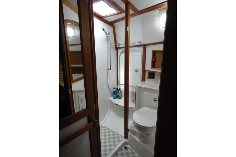 Oyster Yacht Photos Pics Guest head and shower