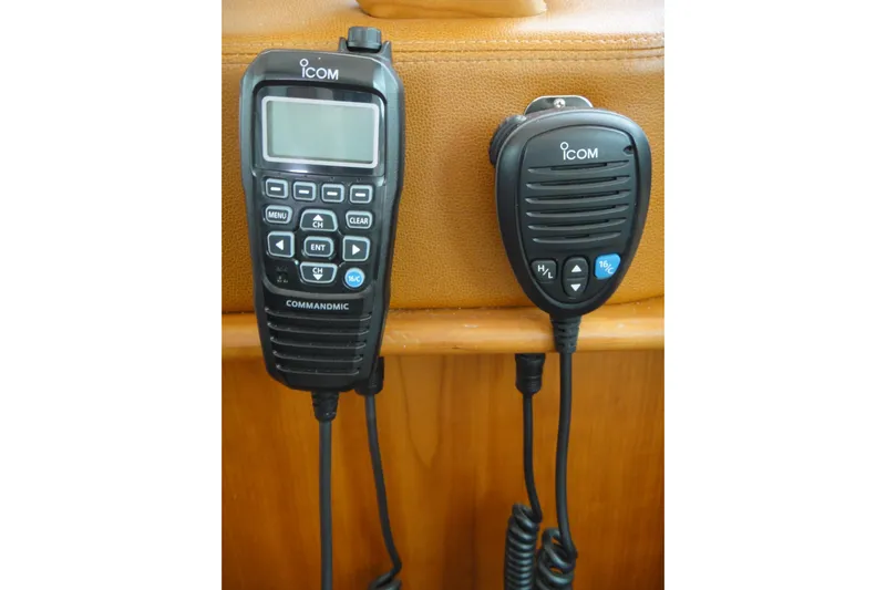Oyster Yacht Photos Pics VHF mic and Command mic