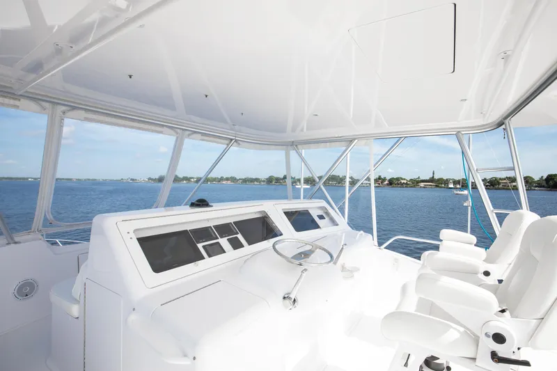 No Worries II Yacht Photos Pics Viking 54 No Worries II - Helm