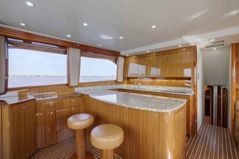 No Worries II Yacht Photos Pics Viking 54 No Worries II - Galley