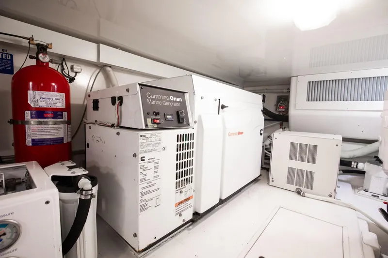 No Worries II Yacht Photos Pics Viking 54 No Worries II - Engine Room