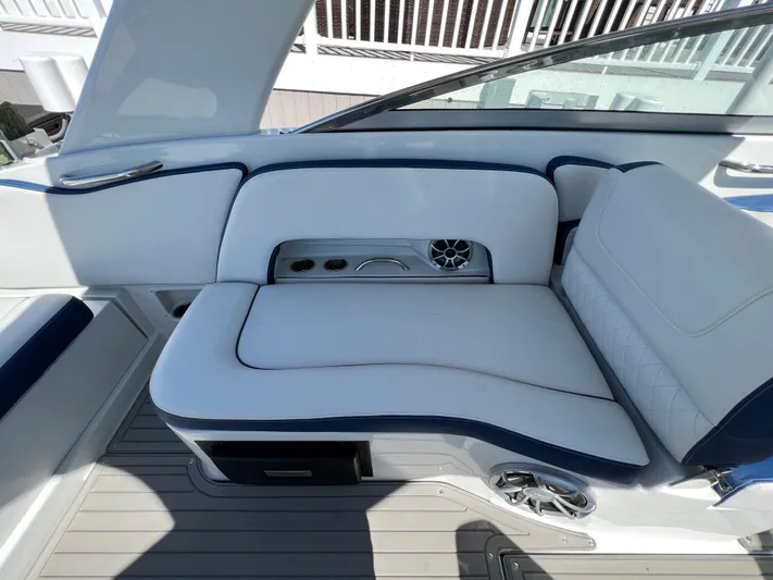  Yacht Photos Pics 2022 Crownline E305 XS Starboard Cockpit Seating