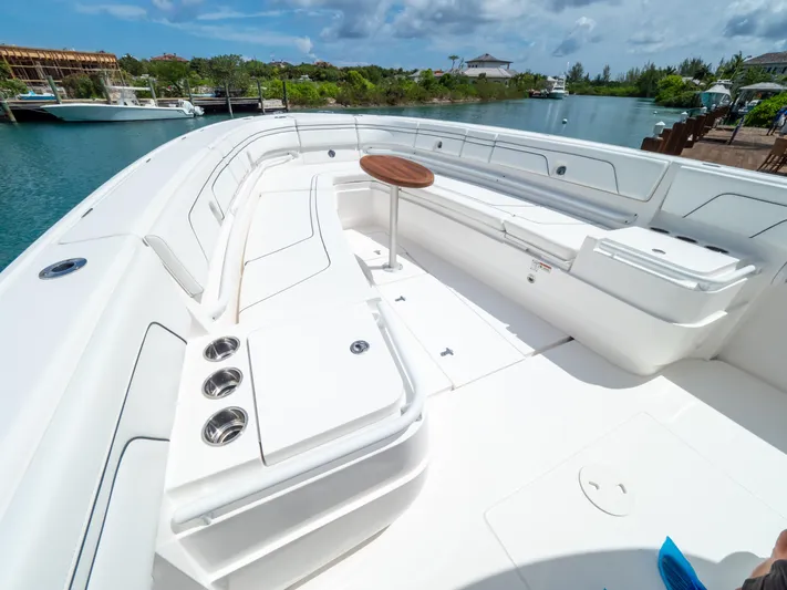  Yacht Photos Pics 2019 Intrepid 400 Center Console boat with spacious seating and sleek design.