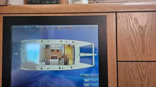 Little Giant Yacht Photos Pics Interior view of Sunreef 88 DD yacht display, year 2017.