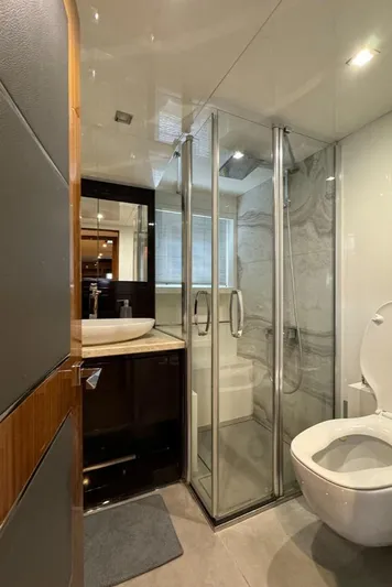 Lady Caroline Yacht Photos Pics Crew Head and Shower