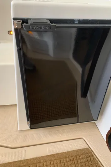  Yacht Photos Pics 2014 Ranger Tugs Trawler refrigerator in cabin.