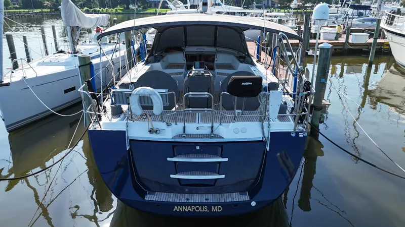 Padraigin II Yacht Photos Pics 2016 Jeanneau Yachts 58 docked in Annapolis, MD marina.