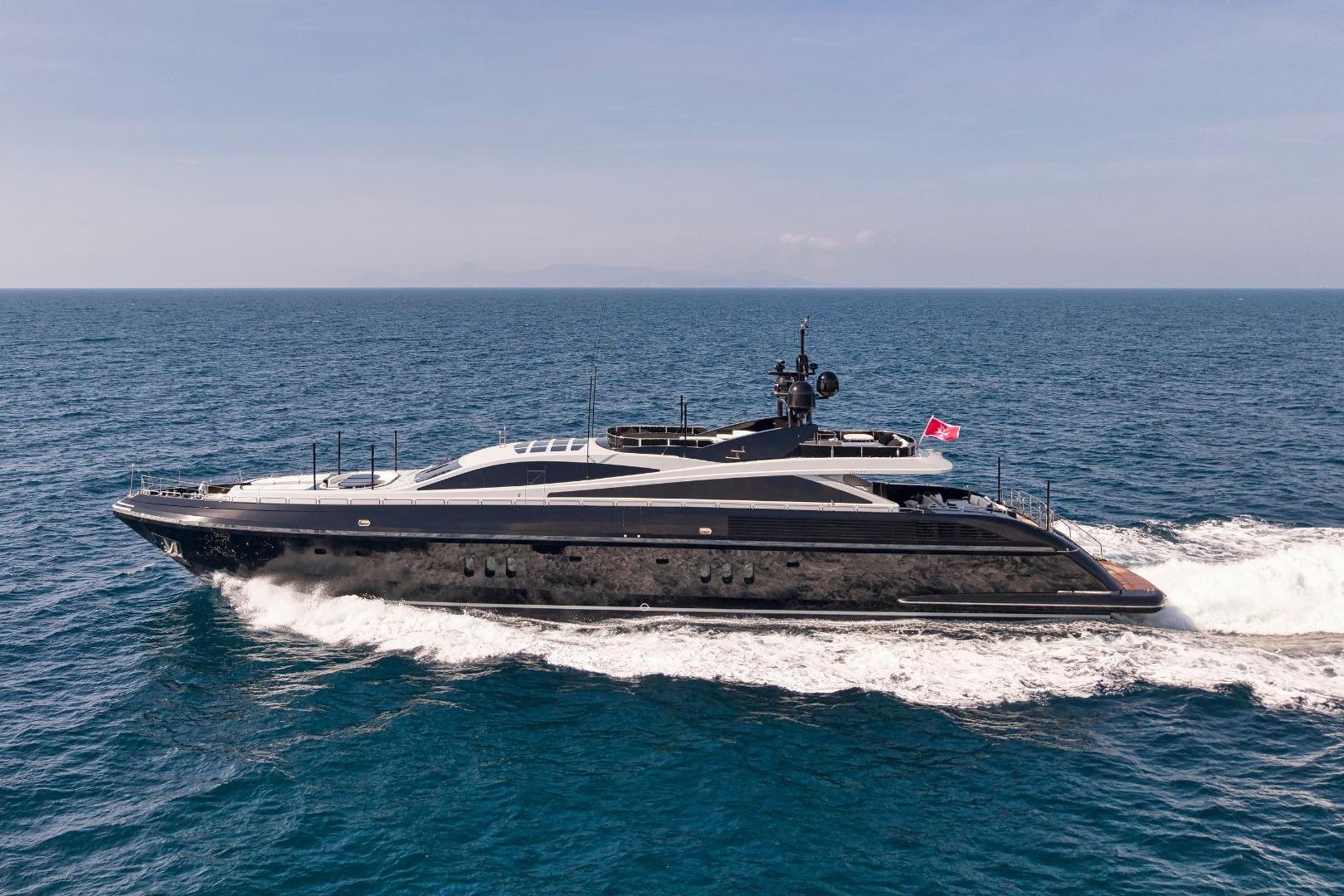 Luxurious 2007 Codecasa 41 S yacht cruising on open sea.