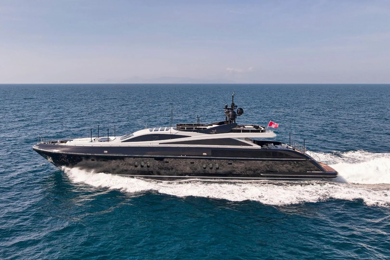 Luxurious 2007 Codecasa 41 S yacht cruising on open sea.