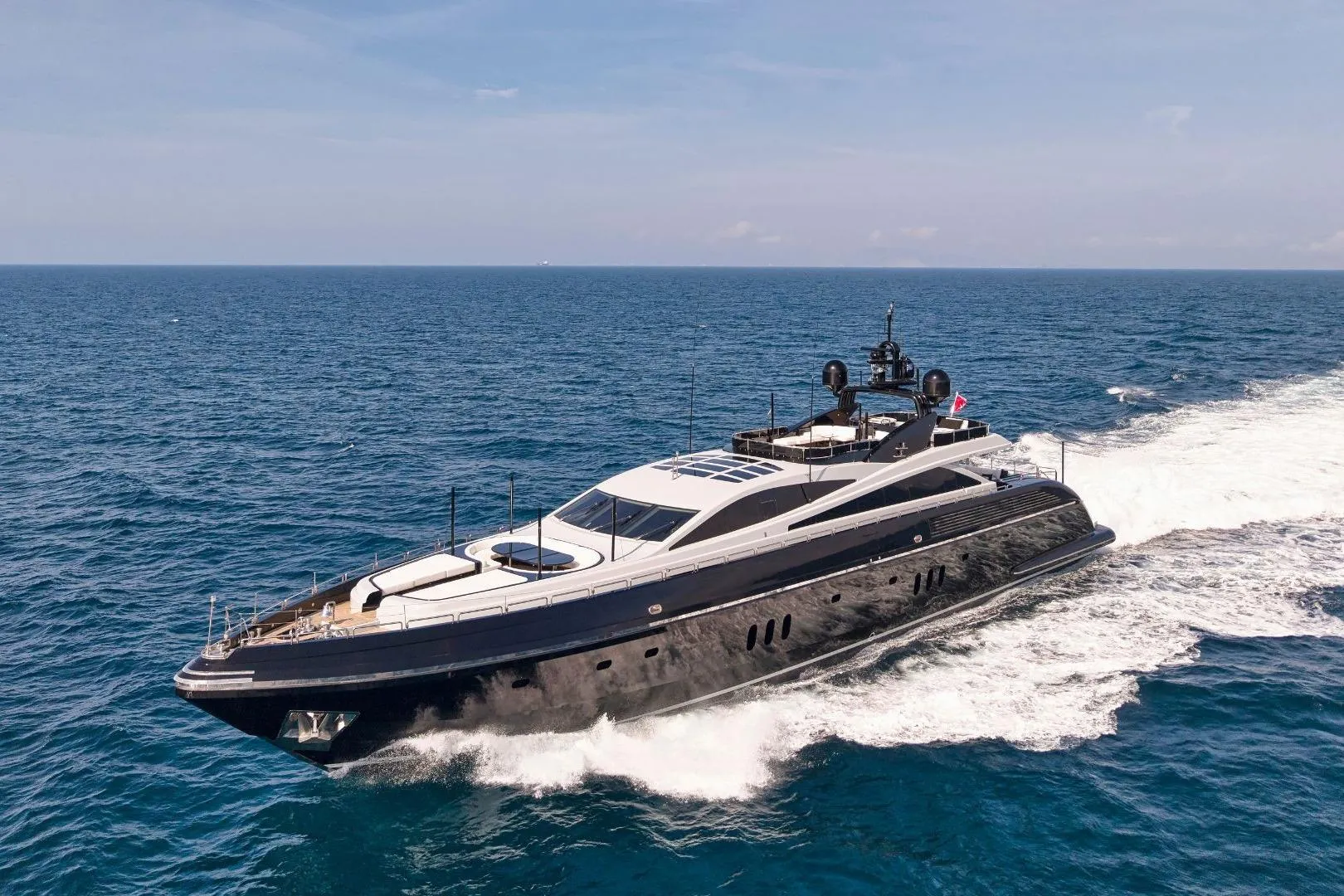 Luxurious 2007 Codecasa 41 S yacht cruising on open sea.