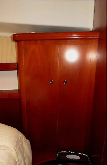 Aquavit Yacht Photos Pics Wooden cabinet in 2006 Beneteau Swift Trawler 42 interior.