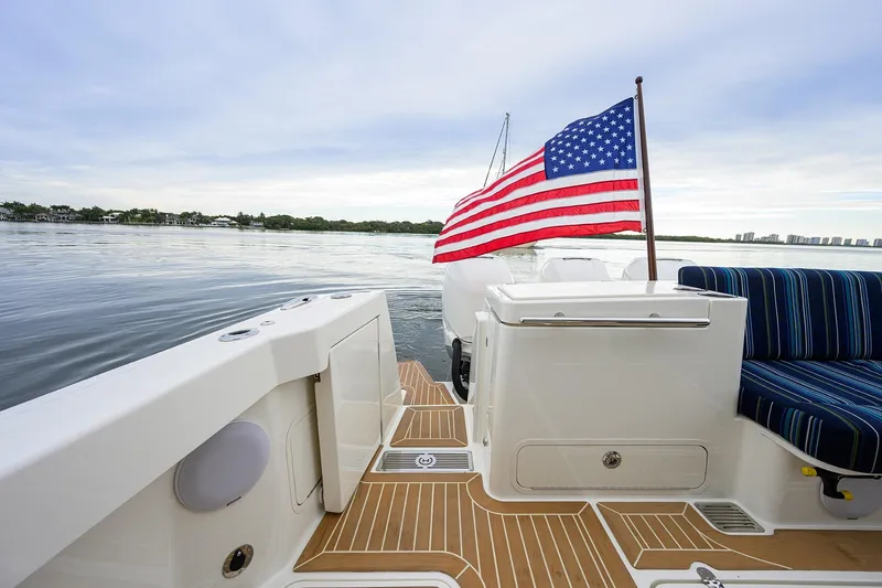 Renie Vee Yacht Photos Pics Hinckley 40X Renie Vie- Transom Door