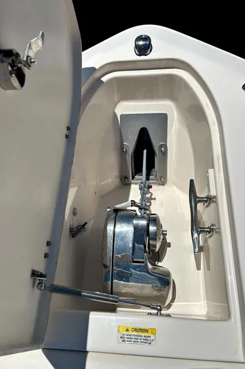  Yacht Photos Pics 2020 Grady-White Freedom 275 anchor compartment with stainless steel hardware.