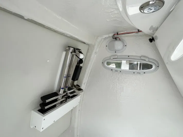  Yacht Photos Pics Interior view of 2026 Tidewater 282 CC Adventure boat, featuring a sleek, modern design.