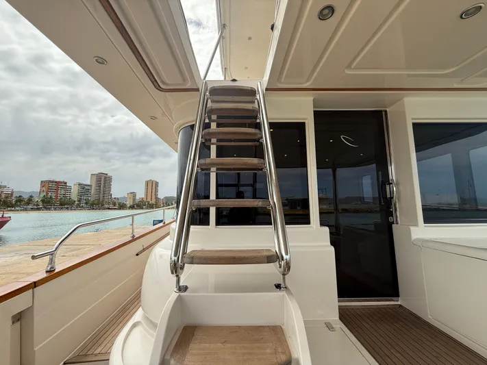  Yacht Photos Pics Staircase on 2011 Apreamare 65 MAESTRO yacht with waterfront view.