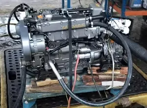 2010 Yanmar Yanmar 4JH5E 53hp Marine Diesel Engine Package (Very Low Hours)