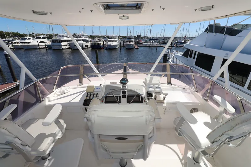 Aqua Alta Yacht Photos Pics Flybridge Looking Forward