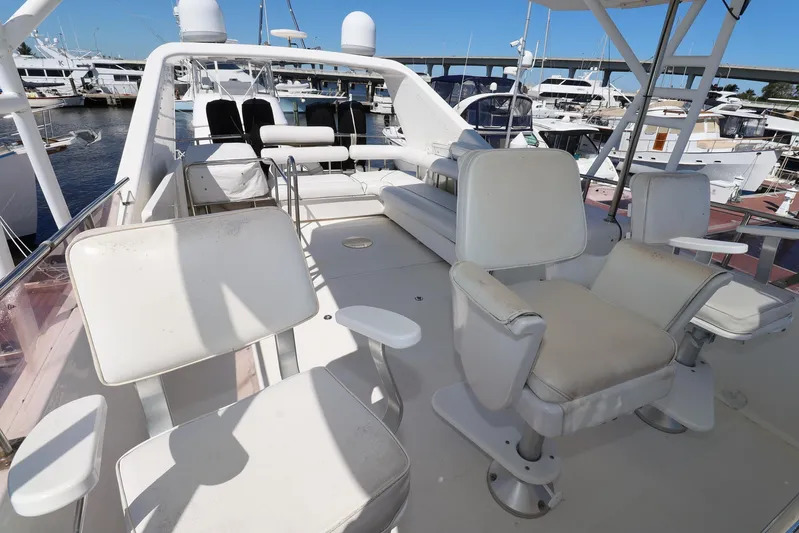 Aqua Alta Yacht Photos Pics Helm Seating