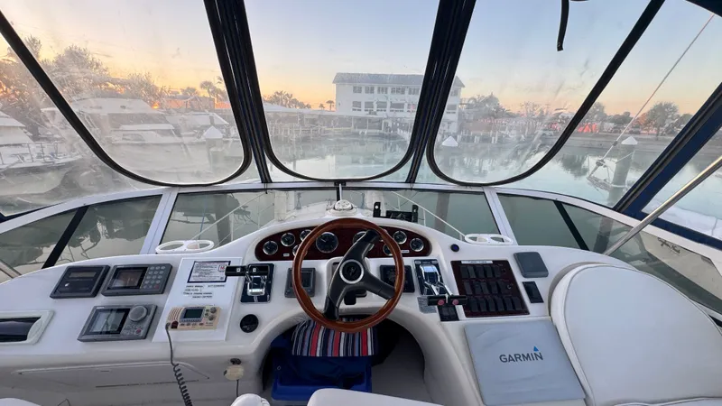 Tiny Dancer Yacht Photos Pics Helm Station