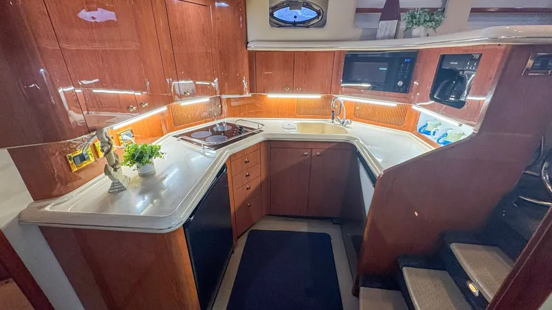 Tiny Dancer Yacht Photos Pics Galley Looking Starboard