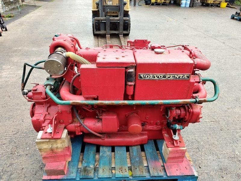 1985 Volvo Volvo Penta TAMD70E 300hp Marine Diesel Engine &amp; Gearbox (Pair Available)