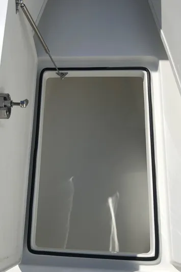  Yacht Photos Pics Open storage compartment on 2026 Pair Customs 24 Center Console DV boat.