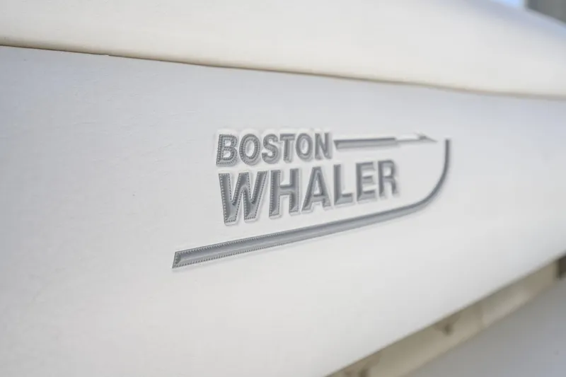 Nothing But Net Yacht Photos Pics Logo of the 2016 Boston Whaler 350 Outrage.
