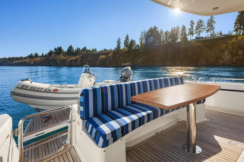 Blue Sky *name Reserved Yacht Photos Pics Aft Deck