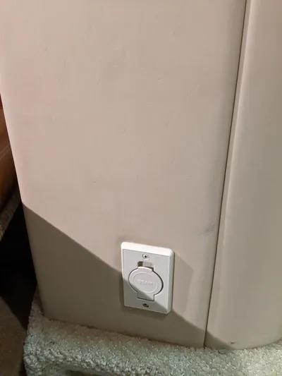  Yacht Photos Pics Electrical outlet on a 2006 Sea Ray 44 Sundancer yacht interior.