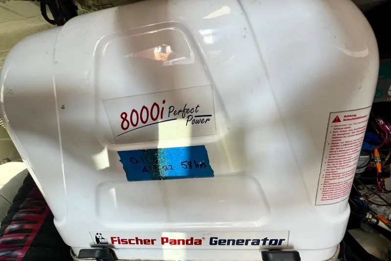 Kala Yacht Photos Pics Fischer Panda 8000i generator in a 2018 Nimbus 365 Coupe boat.
