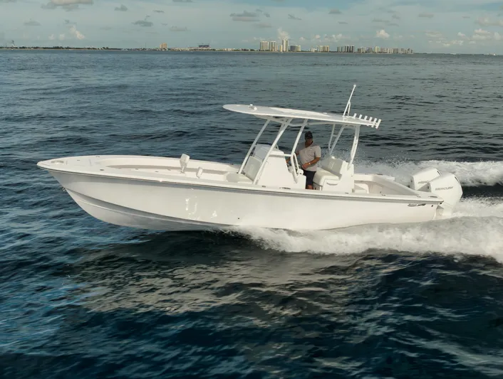 New Build Yacht Photos Pics 2024 Birdsall 30 boat cruising on open water.