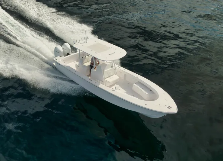 New Build Yacht Photos Pics 2024 Birdsall 30 boat cruising on open water.