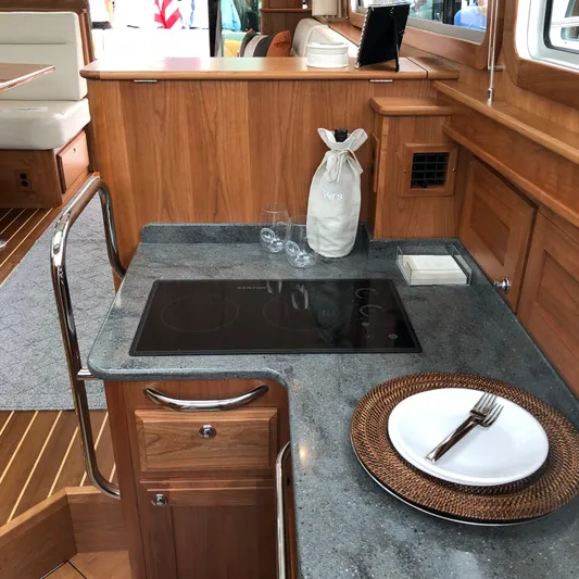 Independence Yacht Photos Pics Galley