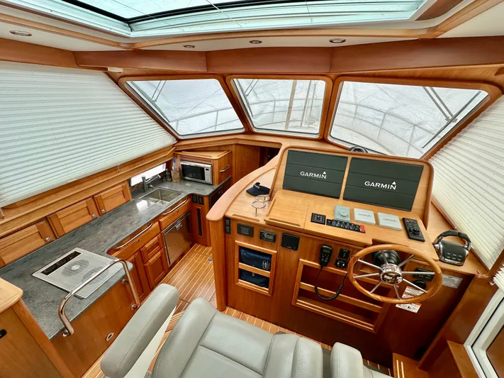 Independence Yacht Photos Pics Helm Deck