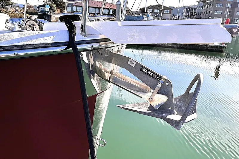 Serafina Yacht Photos Pics 2019 Ranger Tugs R-29 CB with Rocna 15 anchor at marina.