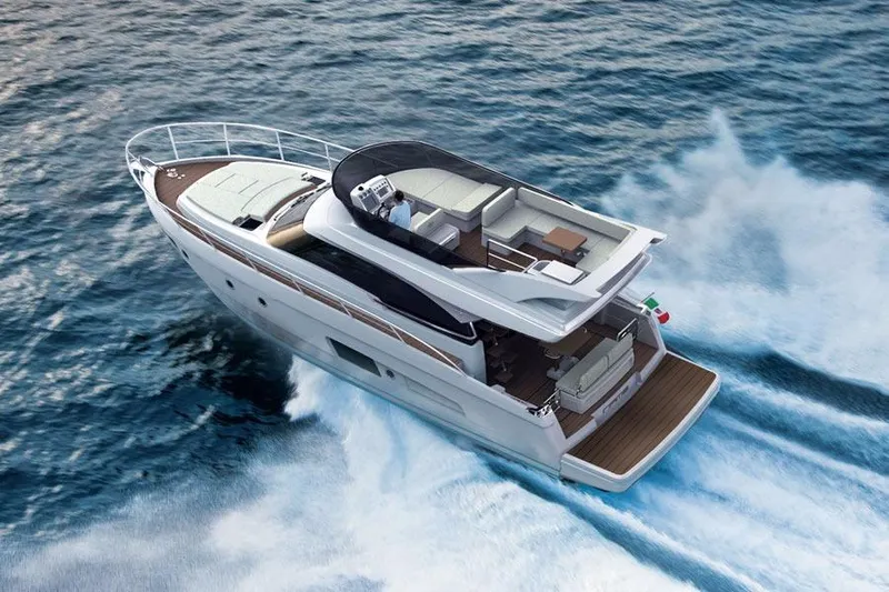 Lady Bavarkica Yacht Photos Pics Manufacturer Provided Image: Bavaria Virtess 420 Fly Aerial View