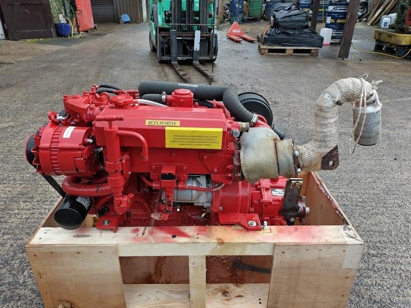 Gebraucht 2021 Beta Marine Beta Marine 45T 45hp Marine Diesel Engine ...