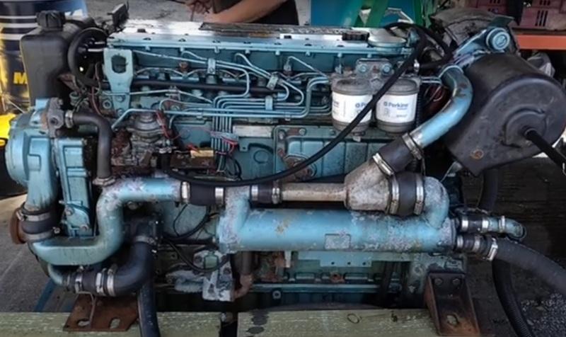 1994 Perkins Perkins Sabre M225TI 225hp Bobtail Marine Diesel Engine